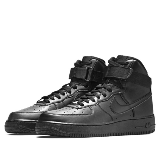 af1 black high top